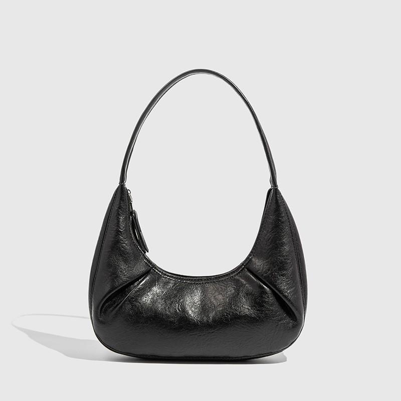 

Z 2025 New Women s Bag High-quality Black Light Luxury Oval Popular Mini Portable One-shoulder Underarm чорний