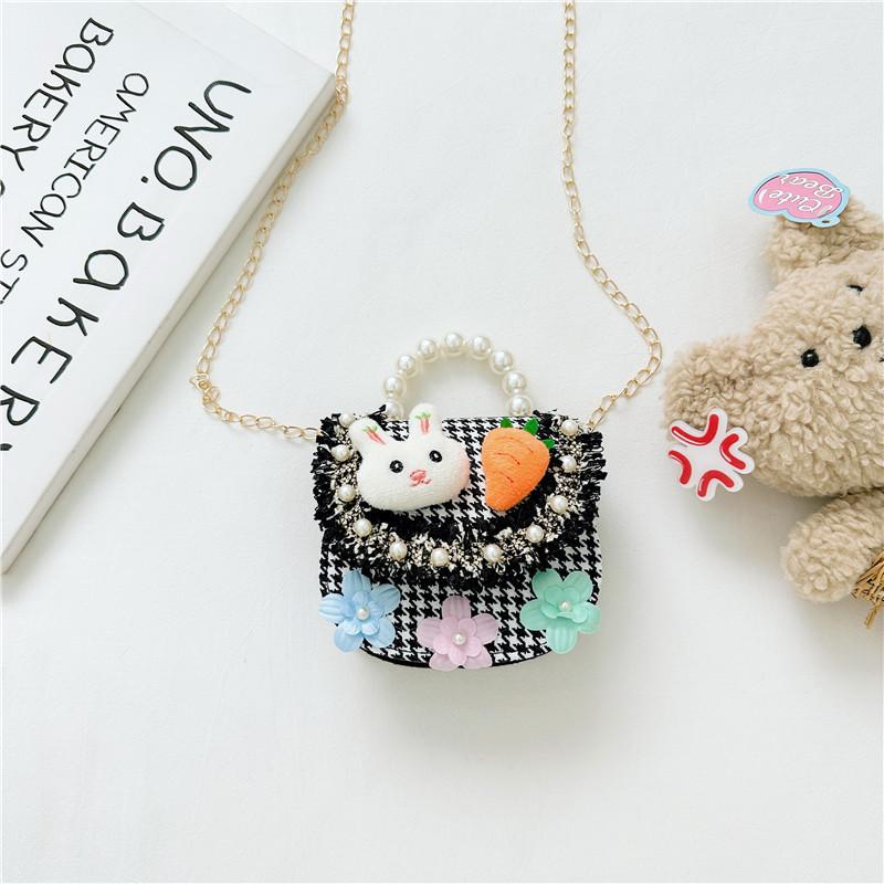 Trendy Kids Shoulder Bag Adorned With Chic Beads Ideal For Everyday Use