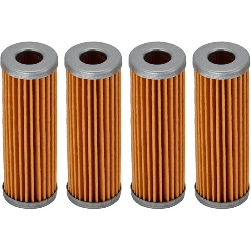 Fuel Filter 15231-43560 1T021-43560 Compatible with Kubota Tractor B1500 B2100 B4200 B5100 B6200 B7100 B9200 G3200 G4200 G5200 G6200, 4 Pack Fuel