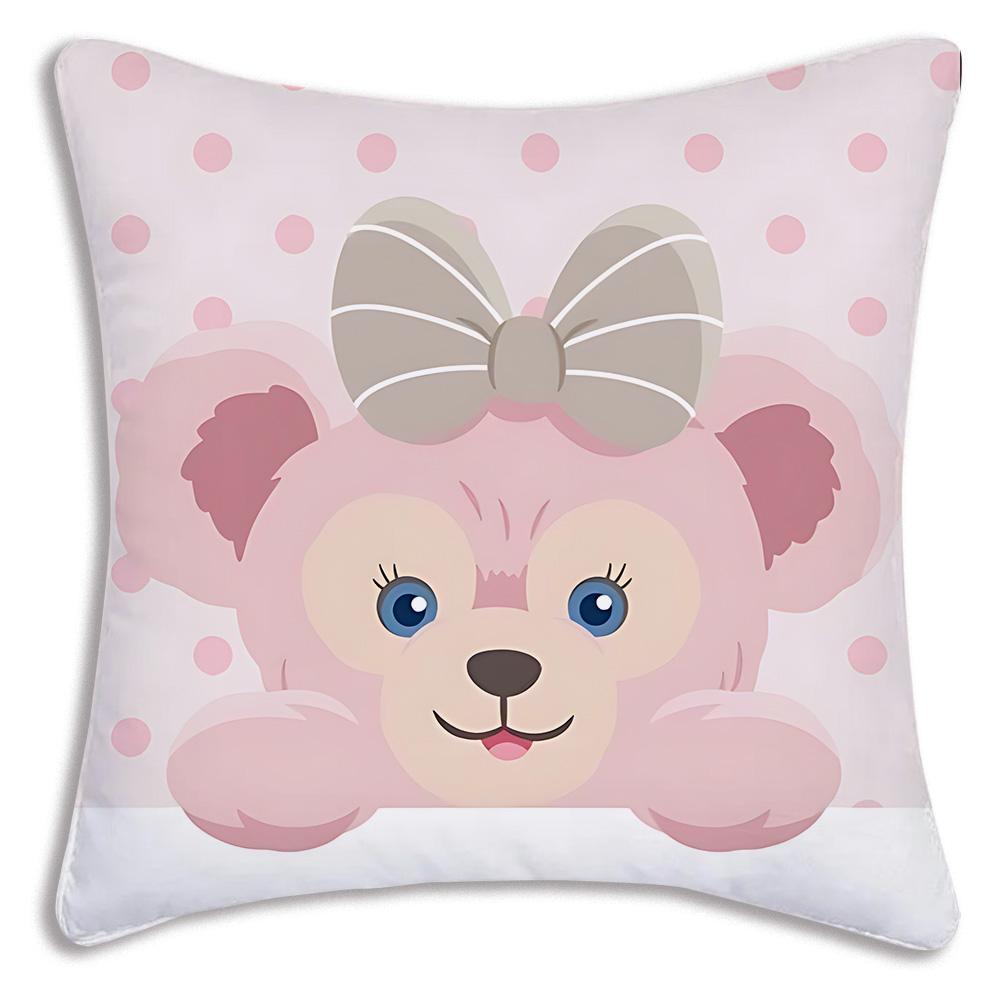 Hot Anime Bears - Duffys Pillow Covers Cartoon Sofa Decorative Home Double-Sided Printing Short Plush Cute Cushion Cover