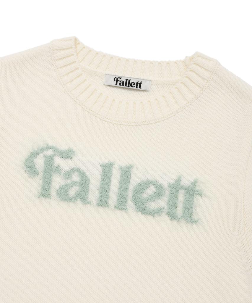 FALLETT Story Logo Summer Knit Ivory
