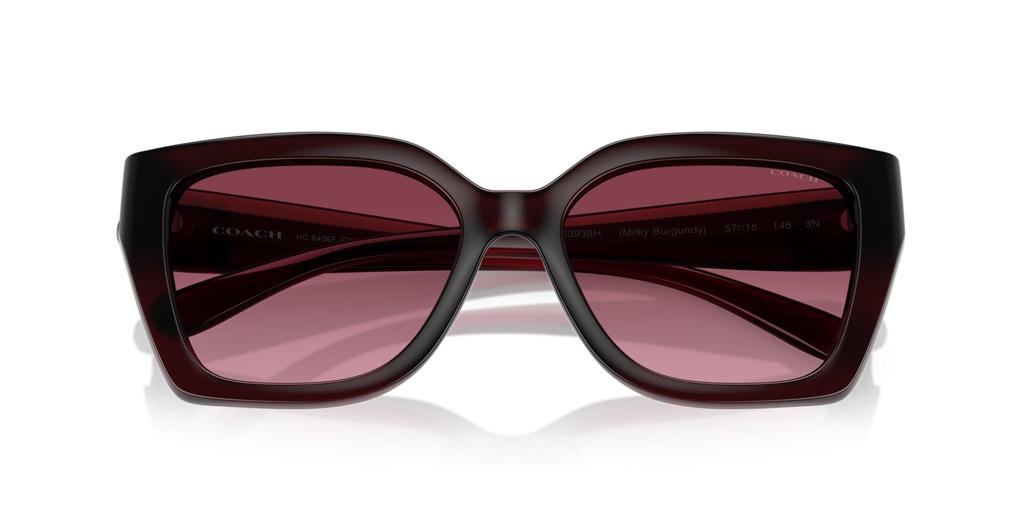 Sunglasses 0HC8408F MILKY BURGUNDY 57 [Coach]