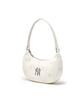 Mlb Classic Monogram Embossed Hobo Bag Ny (Cream)