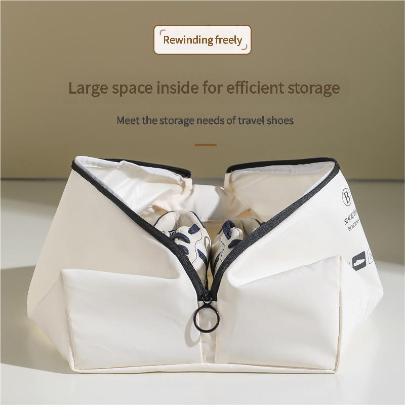 Travel Portable Shoes Storage Bag Waterproof Luggage Organizer Bag Zipper Bag for Storing Cloth Easy Cleaning Shoes Bag