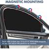 4PCS Car Window Shades, Magnetic Car Side Window Sun Shades, Automotive Side Window Sun Blocker For Light & Heat & UV Protection, Vehicle Privacy