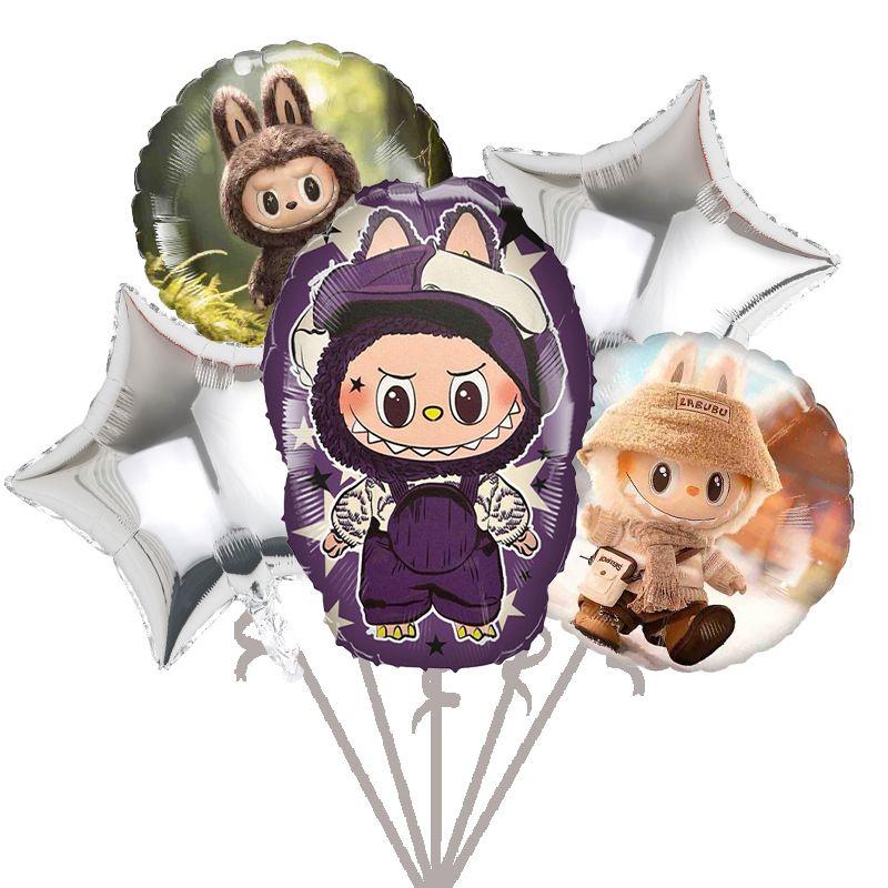 

Милые воздушные шары из алюминиевой пленки в форме воздушных шаров для украшения дня рождения 1PC (no pump+support rod)