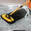 Universele Autowasborstel Auto Schoonmaakborstel Telescopisch Lange Steel Dweil Chenille Bezem Dubbele Borstelkoppen Auto Accessoires