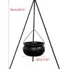 Green Lighted Witch Brew Cauldron for Adult Halloween Parties Outdoor Decoration