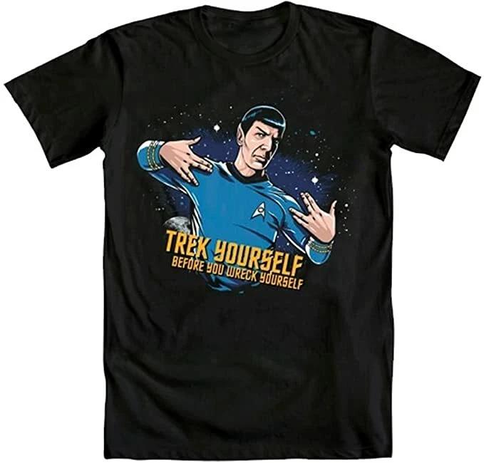 licensed Star Trek Spock Representing Yourself Black Tee Shirt New XXXL