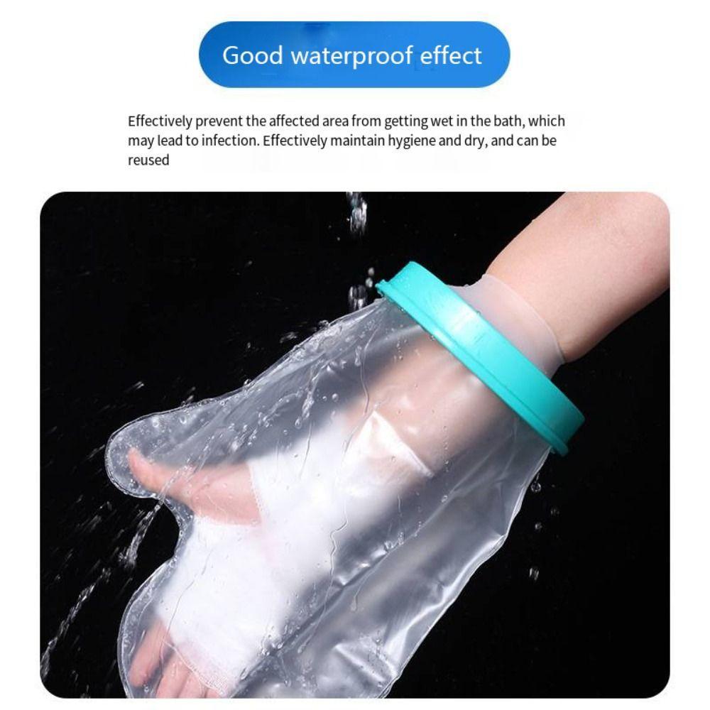 Bath Protective Ring Sleeve for Shower Long Protector To Keep Wounds Dry Waterproof Arm Cast Cover