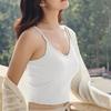 Ladies V-neck Camisole Tank Top Women With Bra Pad Bra Underwear
