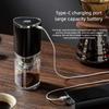 Rechargeable Electric Coffee Bean Grinder Small Portable Home Coffee Shop Black And White Two-Color Grinder Detachable Cleaning
