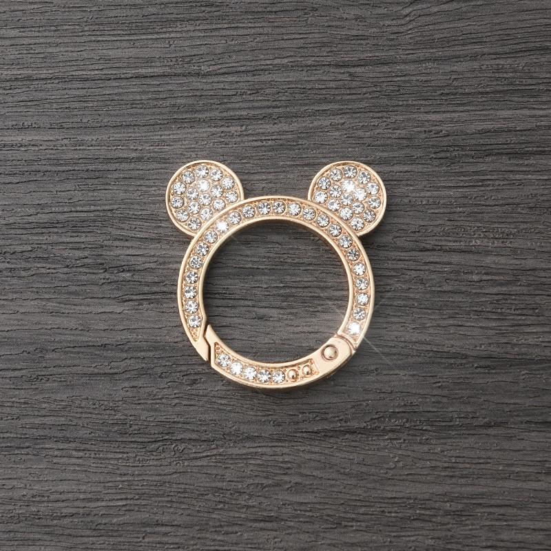 

Premium Ins Leather Minnie Keychain Elegant And Adorable Accessory Key StyleE