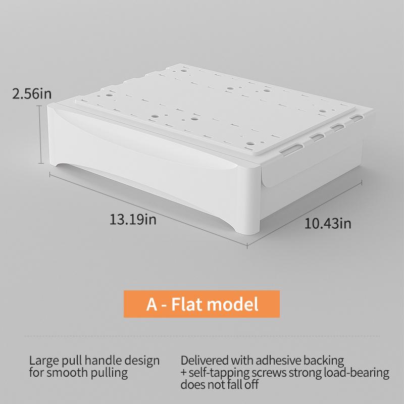 Small Under Desk Storage Cabinet with Mobile Pedestal, Hidden Drawer and Cable Management for Efficient Workspace Setup