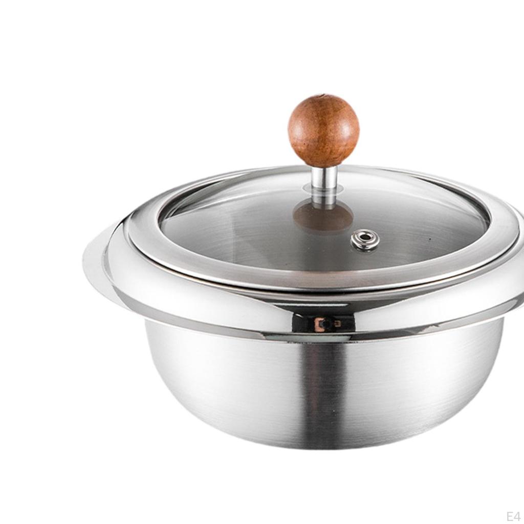 1L Stainless Steel Mixing Bowl for Cooking And Serving