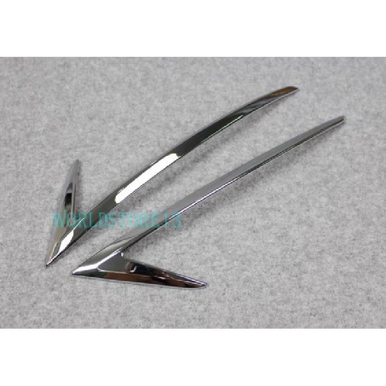 Fits 2017- Mazda CX-5 CX5 Chrome Rear Bumper Fog Light Lamp Cover Decor Trim