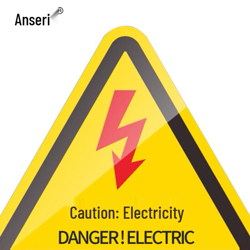 Anserui Danger of Electricity Warning Signs (10-Pack)