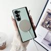 Luxury Leather Matte Shockproof Case for Samsung Galaxy Z Fold 7 6 5 4 3 Fold7 Zfold Magnetic Wireless Charging Business Cover