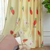 Pastoral Cartoon White Rabbit Cute Style Printed Window Curtains For Living Dining Room Bedroom Children'S Room Home