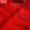 Hongdou Women's Red Seamless Cotton Briefs (3-Pack)