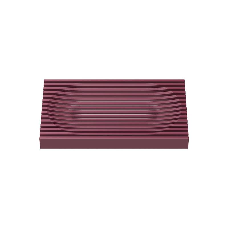 

Мягкая резиновая мыльница, Дренажная для ванной на столешницу, Мыльница без сверления, Бытовая полка для мыла кармин красный