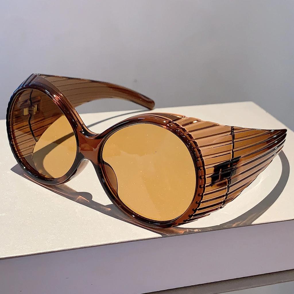 Y2k Round Women Sunglasses Stylish Punk Candy Color Outdoor Shades  New Trendy Vintage Brand Designer UV400 Eyewear