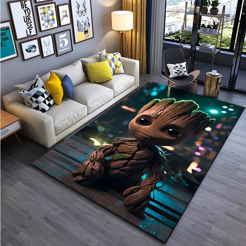 Disney Marvel-Groot Koberec Avengers Malý Stromový Muž Protišmykový Koberec Vonkajší Domový Koberec Rohožka Hra Dieťa Narodeninový Darček