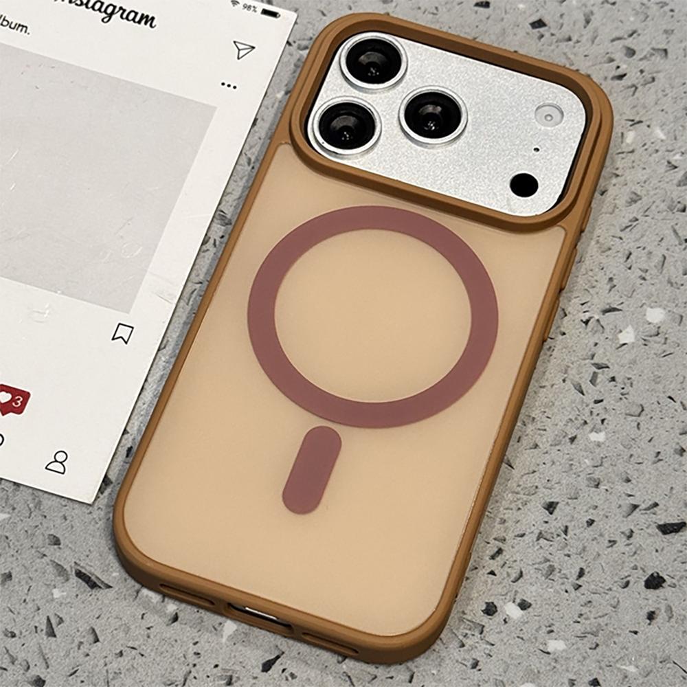 

Fashion For Magsafe Magnetic Phone Cases for iPhone 17 16 14 15 13 Pro Max 17Pro Wireless Charge Shockproof Soft Bumper Cover iPhone17