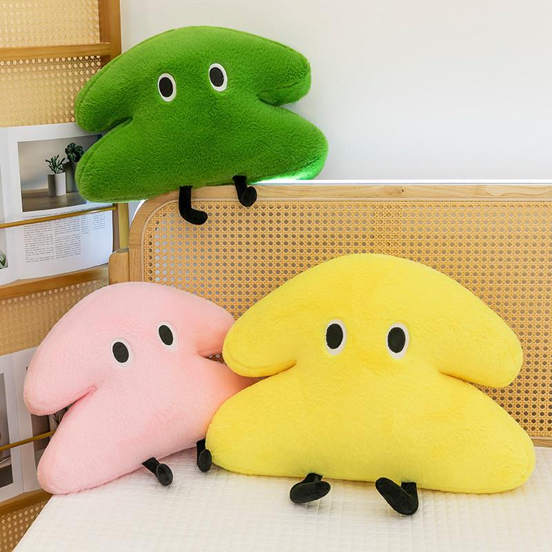 Christmas Tree Shaped Cushion Pillow With Short Plush Material Home Decoration