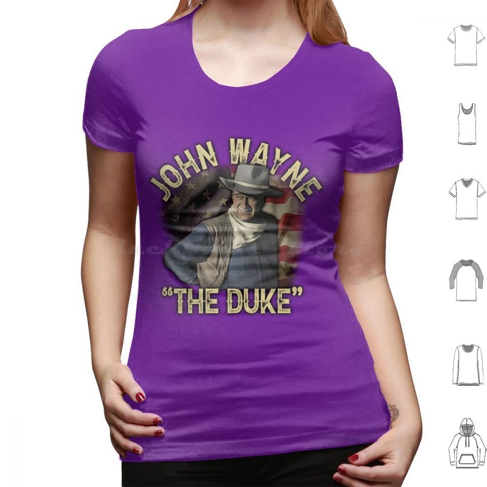 John Wayne The T Shirt Cotton Men Women DIY Print John Wayne Absinthe Joanne Cinema Fotografia Magliette The John Wayne Bravo