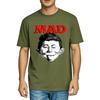 Teeshirt Breathable New Teeshirts Mad Magazine Character On Black Cotton Plus Size Tshirt Trendy Relaxed Fit Tshirt Casual