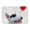 Nope Bull Terrier Dog Lazy Front Floor Door Entrance Mats Indoor Animal Pet Kitchen Bathroom Doormat Living Room Carpet Rug