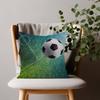 Football Print Cushion Cover Decorative Pillow Sofa Home Decor Case Pillow Cases