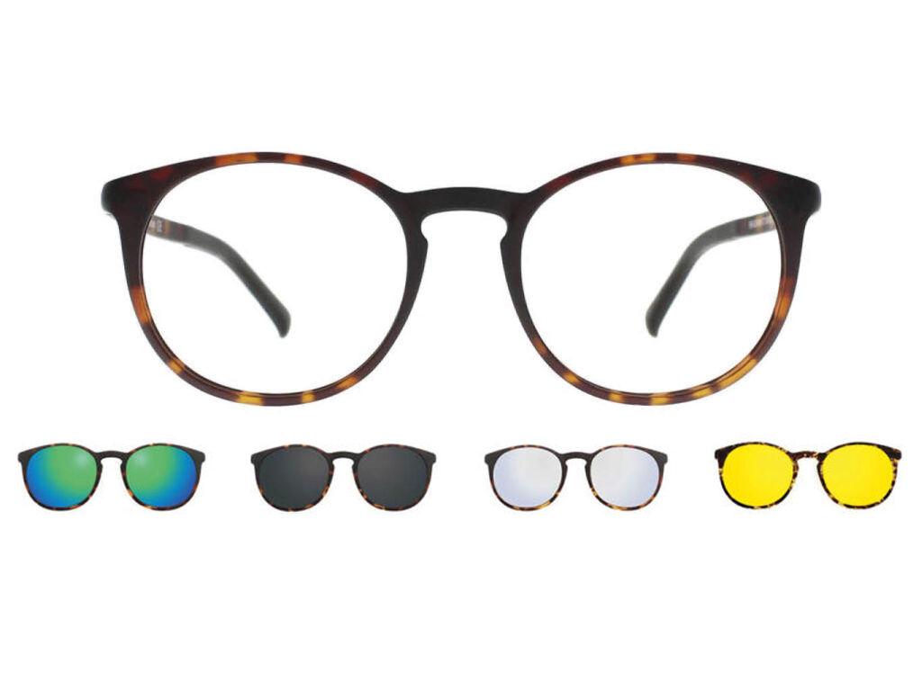 

Клипсы На Круглые Черепаховые SmartbUy коллекция croydOn С Клипсами На U 220 M07 модные Унисекс Очки Tortoise/48-19-140