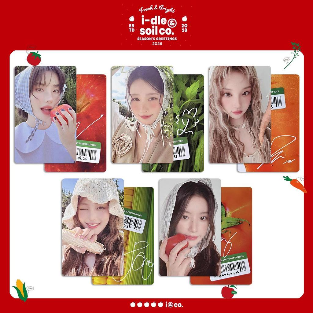 (G)I-DLE 2026 Calendar Special: Ye Shuhua & Song Yuqi Collectible Card & Doll Set
