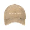 Religious His Way Is Better Washed Baseball Cap Outdoor For Womens Unisex FeUnisex