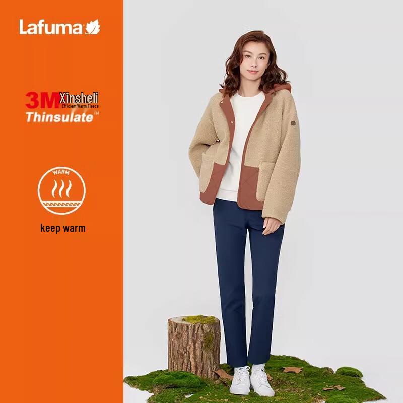 LAFUMA Women's Teddy Fleece Patchwork Jacket