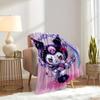 1pc Cute Gothic Skull Cat Blanket with Crown and Bow Design - Home Decoration, Seasonal Use, Comfortable, Machine Washable, Suitable for All