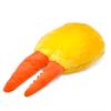 Crab Claw Fry Hand Ultra Big, Approx. 70cm, Large Plush Toy, Cushion, Fun Item (Freshly Fried (Yellow))