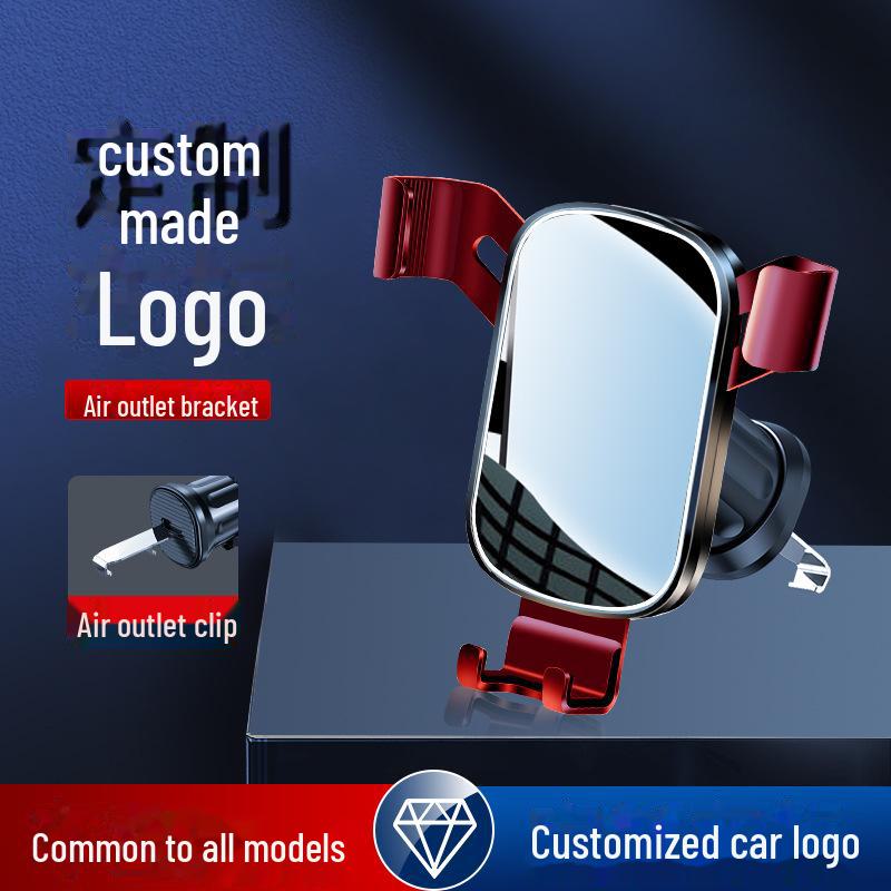 Alloy Gripper Car Vent Phone Holder with Fan Blade Hook