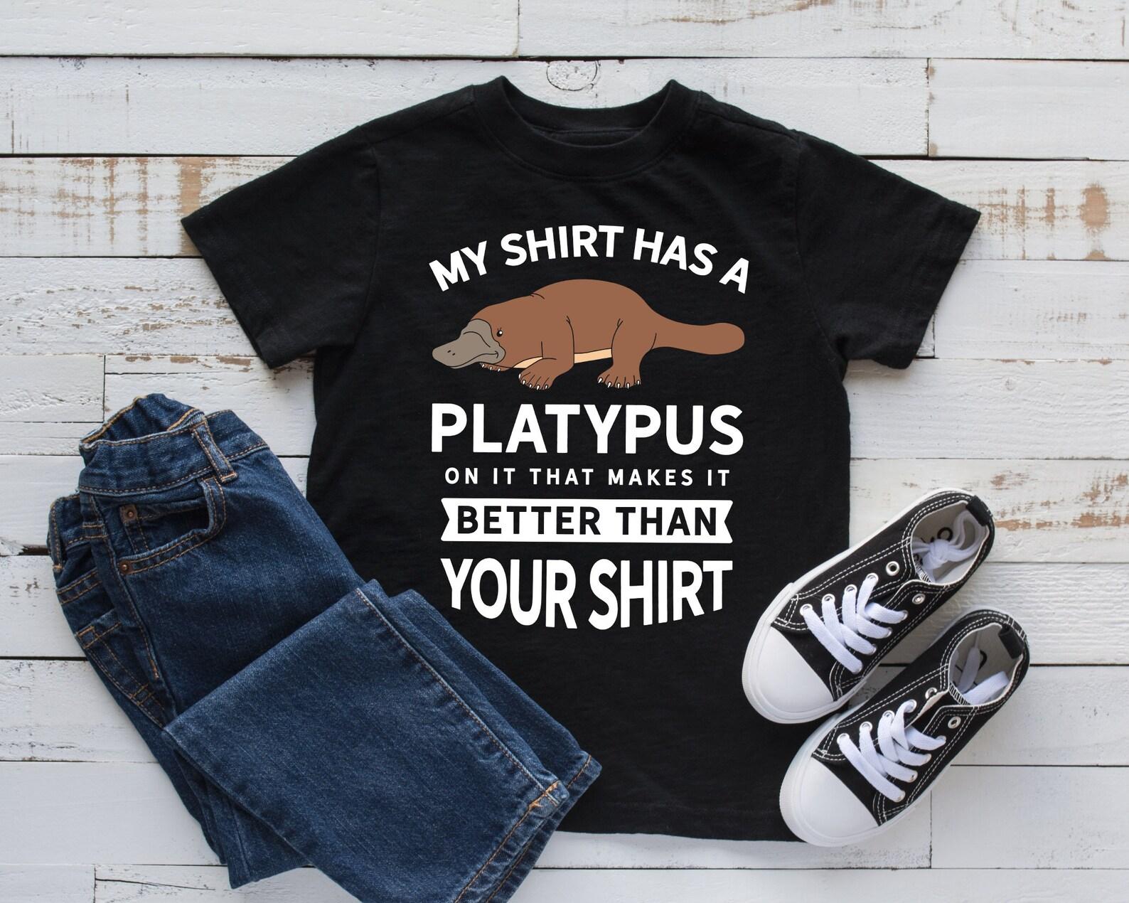 Funny Platypus T-Shirt, Platypus Kids Tee, Tank Top, T-shirt, T-shirt,T-shirt, Kids Tee Apparel Gift XL