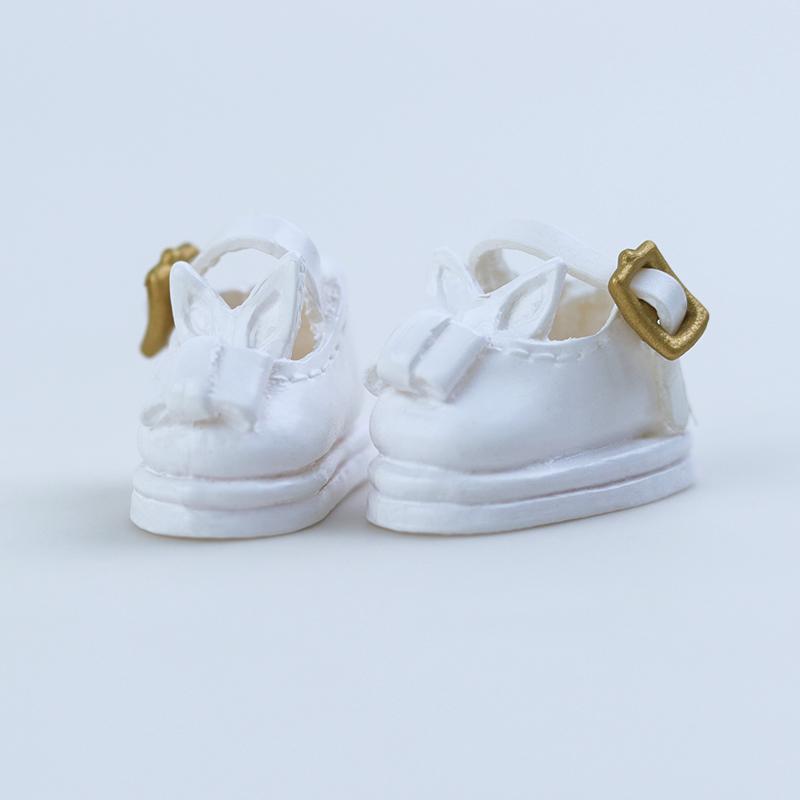 2Pcs 1:12 OB11 Cute Princess Pearl Mary Shoes Doll Classic Shoes Suit For Ob11 1/12 Bjd Detachable Doll Gsc DOD Doll Accessories