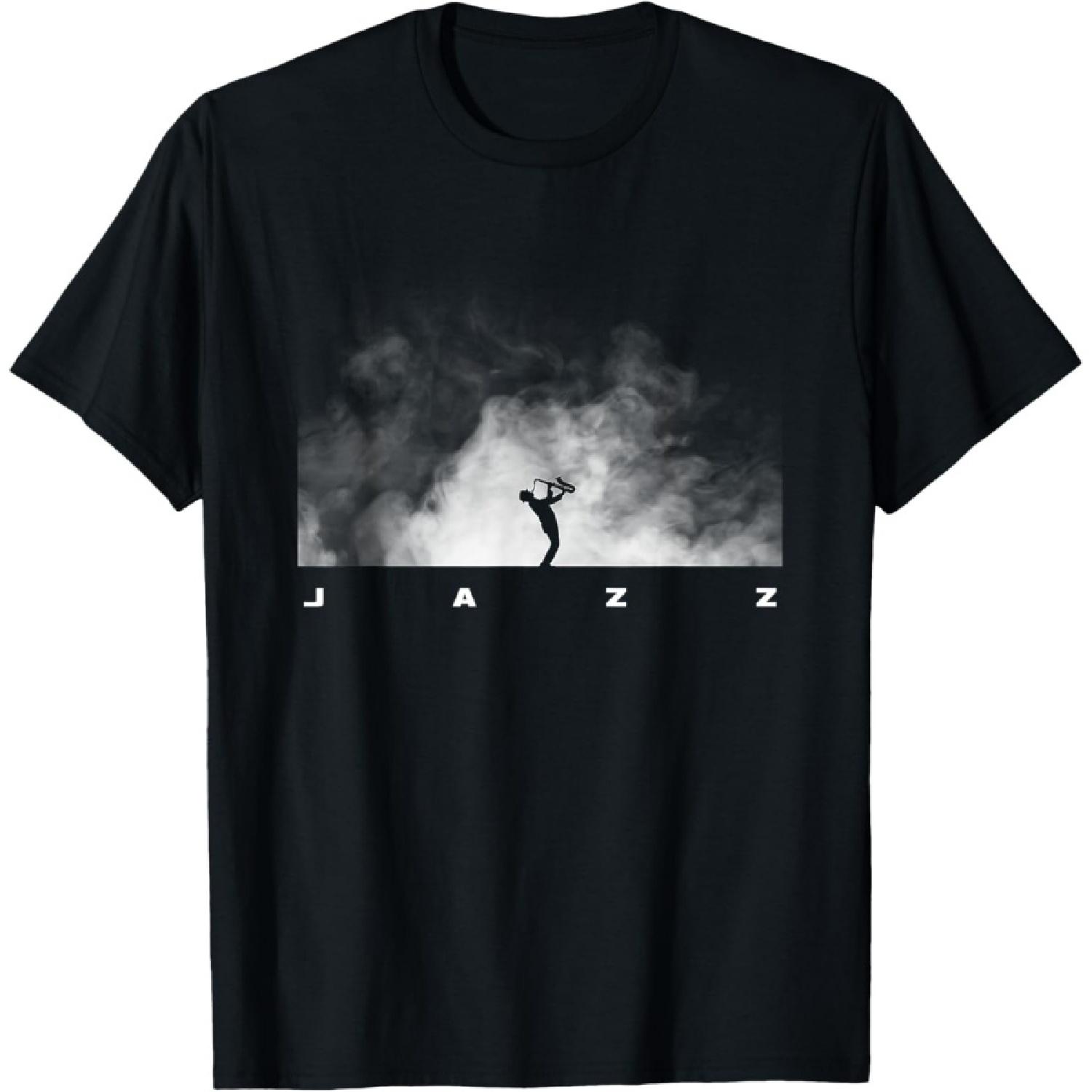 Jazz Music Saxophone T-Shirt(3) S