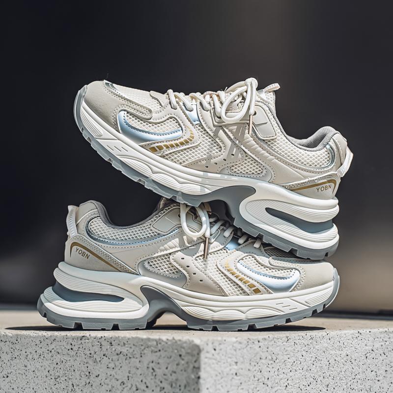 Ny Mote Herre Fire Sesonger Komfortable Sko Studenter Mannlige Gutter Trendende Myk Såle Pustende Fritids Løpesko