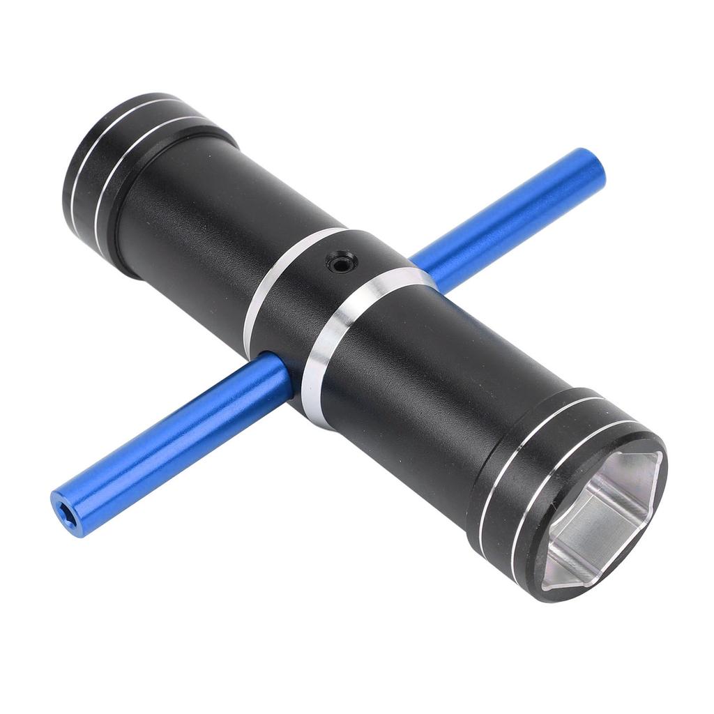 RC Car Wheel Hex Wrench Aluminum Alloy 4.0mm 5.5mm 24mm 25mm RC Hex Adapter Wheel Wrench for Arrma 1 5 RC Car Blue