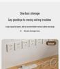 Wall-Mounted Wooden Router & Modem Storage Box: Power Strip Organizer & Socket Cover
