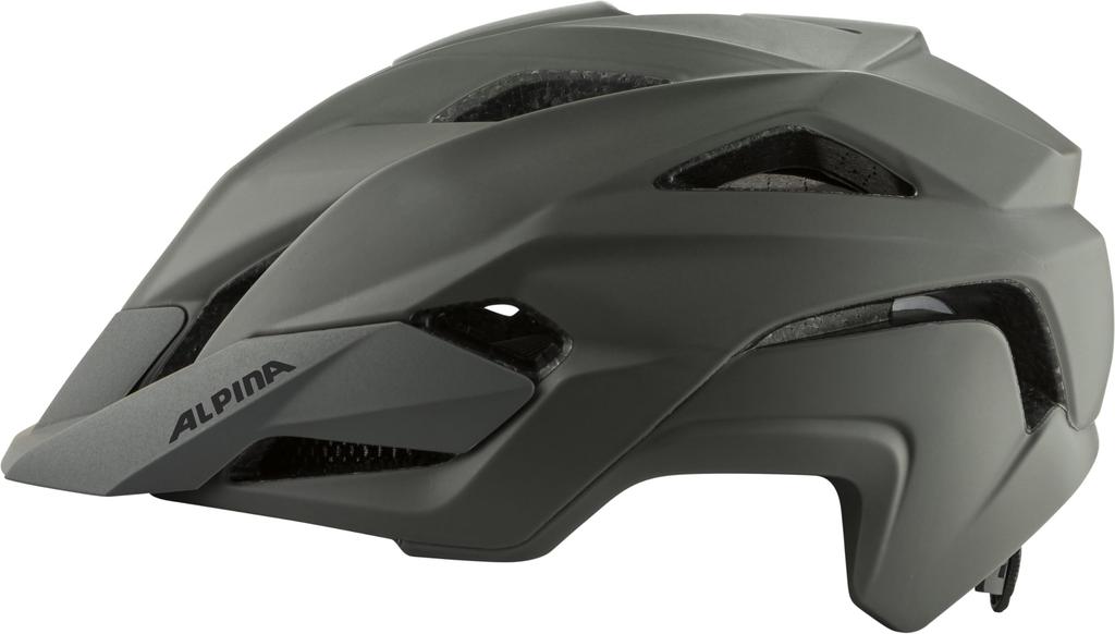 Bicycle Large Size CE Road KAMLOOP Matte [Alpina] Helmet, 60-64cm, Certified, Lightweight, Breathable, MTB, Bike, Coffee/Gray