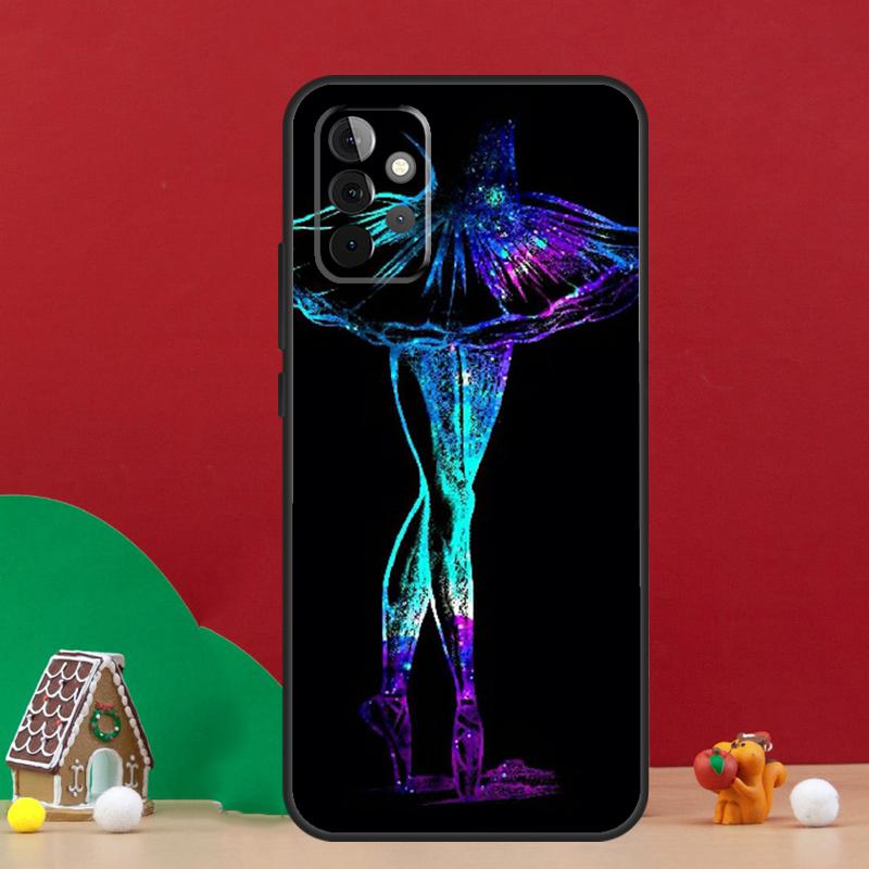 Ballerina Ballett Tanz Mädchen Hülle Für Samsung Galaxy A17 A06 A16 A56 A36 A54 A34 A14 A52 A32 A13 A23 A33 A53 A15 A35 A55