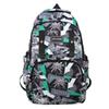 Tree Letter Fashionable Graffiti Large Capacity Student Backpack Daily For