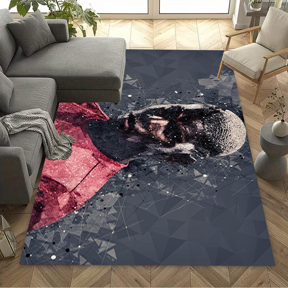 Pogba's Jersey Floor Rug Office Rug Suitable for Playrooms Balcony Dormitory Dining Room Antislip Carpet Decorate Offices